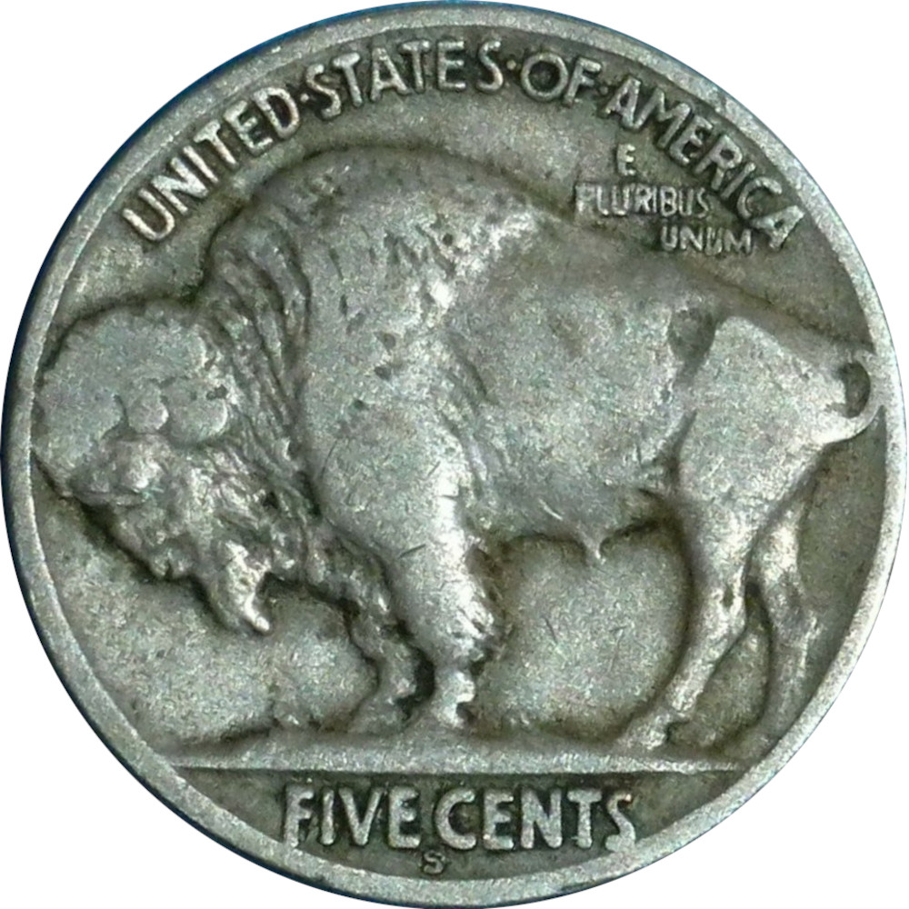 1923-S-5c-Buffalo-Nickel-#3